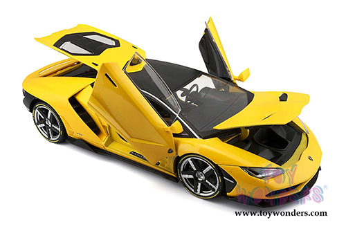Maisto Exclusive - Lamborghini Centenario Hardtop (1/18 scale diecast model car, Yellow) 38136YL/4