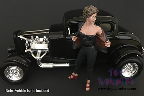 American Diorama Figurine - 50's Style Figure II (1/18  scale, Black) 38152