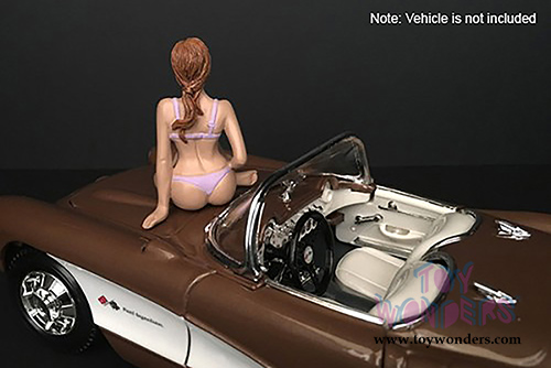American Diorama Figurine - Bikini Girl September (1/18 scale, Violet) 38173
