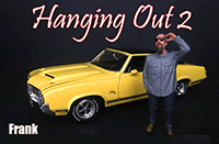 American Diorama Figurine - Hanging Out 2 Frank Figure (1/18  scale, Blue) 38181
