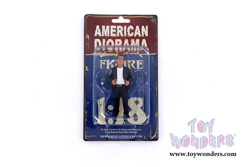 American Diorama Figurine - Hanging Out 2 Manuel Figure (1/18  scale, Black/white) 38183