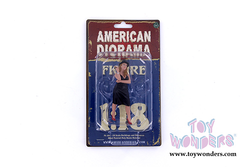 American Diorama Figurine - Hanging Out 2 Patricia Figure (1/18  scale, Black) 38186