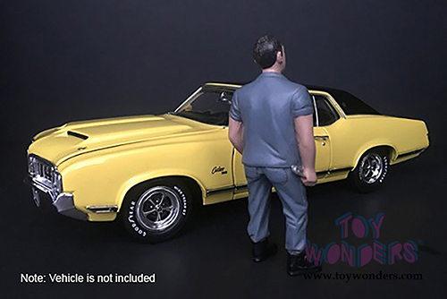 American Diorama Figurine - Hanging Out 2 Beto Figure (1/18  scale, Gray) 38187