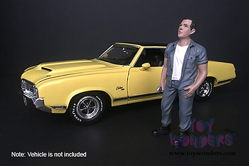 American Diorama Figurine - Hanging Out 2 Beto Figure (1/18  scale, Gray) 38187