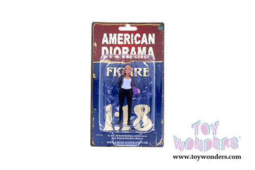 American Diorama Figurine - Ladies Night Angela Figure (1/18 scale, Black/Dark Gray) 38192