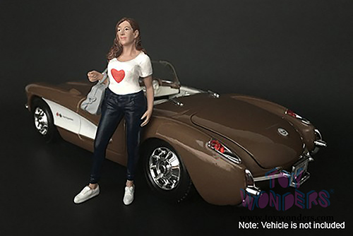 American Diorama Figurine - Ladies Night Elle Figure (1/18 scale, Black/White) 38193