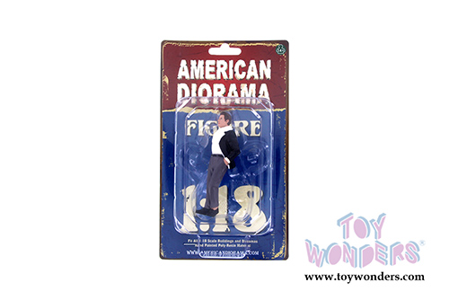 American Diorama Figurine - Ladies Night Marco Figure (1/18 scale, Dark Gray/Black) 38194