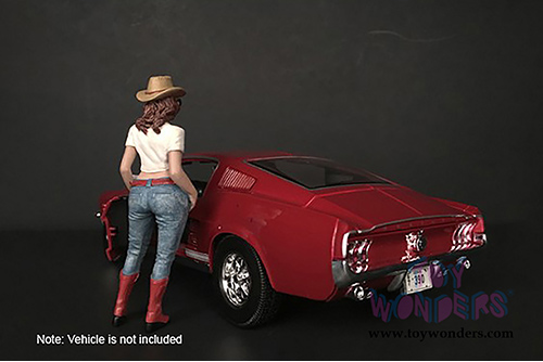 American Diorama Figurine - The Western Style I (1/18 scale, Blue/White) 38201