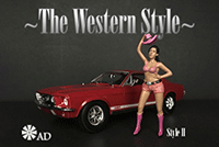 American Diorama Figurine - The Western Style II (1/18 scale, Orange/Pink) 38202