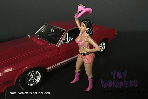 American Diorama Figurine - The Western Style II (1/18 scale, Orange/Pink) 38202