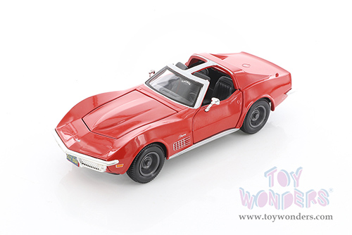 Showcasts®  Collectibles - Chevrolet® Corvette® T-Top (1970, 1/24 scale diecast model car, Red) 38202R MAP: $22.99