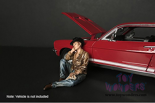 American Diorama Figurine - The Western Style IV (1/18 scale, Blue/Brown) 38204