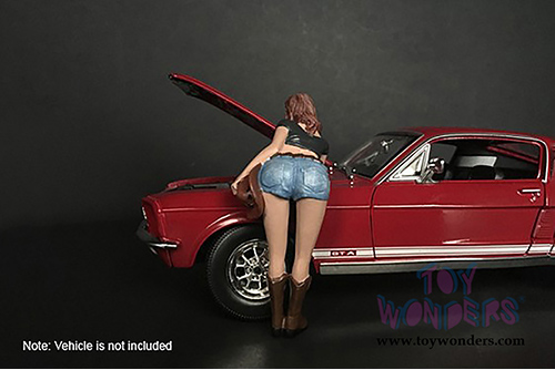 American Diorama Figurine - The Western Style V (1/24 scale, Blue/Black) 38305