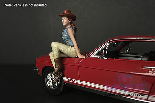 American Diorama Figurine - The Western Style VI (1/18 scale, Beige/Blue) 38206