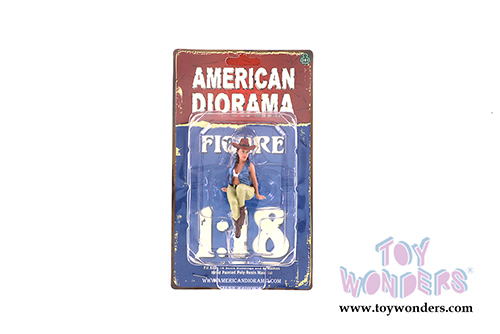 American Diorama Figurine - The Western Style VI (1/18 scale, Beige/Blue) 38206