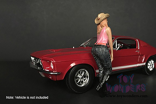 American Diorama Figurine - The Western Style VII (1/18 scale, Beige/Pink) 38207