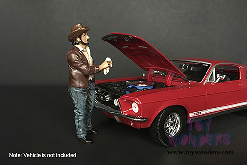 American Diorama Figurine - The Western Style VIII (1/18 scale, Blue/Brown) 38208