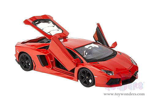 Showcasts® Collectibles - Lamborghini Aventador LP700-4 Coupé (1/24 scale diecast model car, Orange)  38210OR MAP: $22.99
