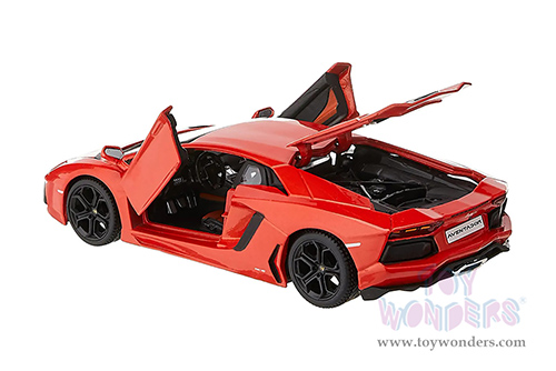 Showcasts® Collectibles - Lamborghini Aventador LP700-4 Coupé (1/24 scale diecast model car, Orange)  38210OR MAP: $22.99