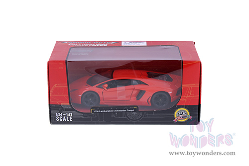 Showcasts® Collectibles - Lamborghini Aventador LP700-4 Coupé (1/24 scale diecast model car, Orange)  38210OR MAP: $22.99