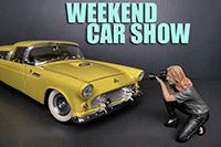 American Diorama Figurine - Weekend Car Show Figure III (1/18  scale, Black/Gray) 38211