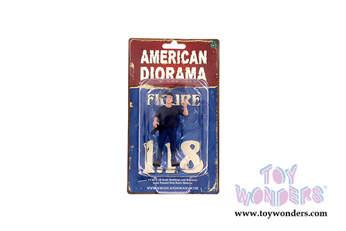 American Diorama Figurine - Weekend Car Show Figure V (1/18  scale, Blue/Gray) 38213
