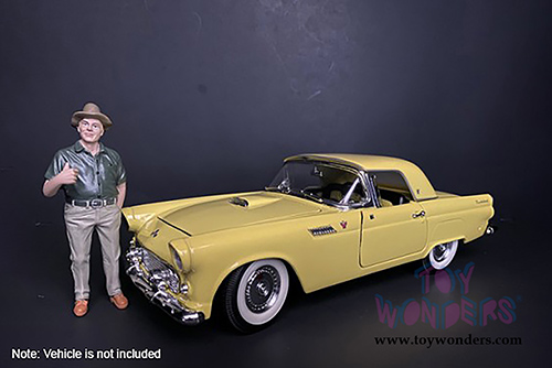 American Diorama Figurine - Weekend Car Show Figure VIII (1/24  scale, Green) 38316
