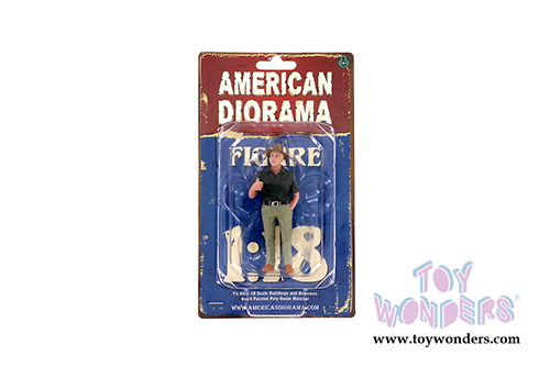 American Diorama Figurine - Weekend Car Show Figure VIII (1/18  scale, Green) 38216