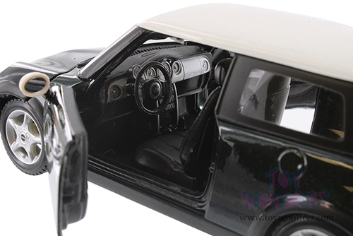 Showcasts® Collectibles - Mini Cooper (1/24 scale diecast model car, Matte Black) 38219BK MAP: $22.99