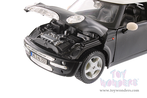 Showcasts® Collectibles - Mini Cooper (1/24 scale diecast model car, Matte Black) 38219BK MAP: $22.99