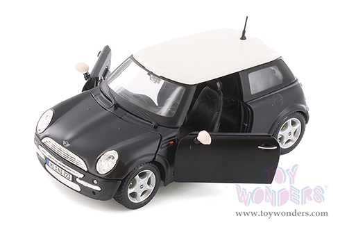 Showcasts® Collectibles - Mini Cooper (1/24 scale diecast model car, Matte Black) 38219BK MAP: $22.99