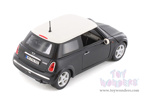 Showcasts® Collectibles - Mini Cooper (1/24 scale diecast model car, Matte Black) 38219BK MAP: $22.99