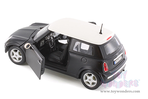 Showcasts® Collectibles - Mini Cooper (1/24 scale diecast model car, Matte Black) 38219BK MAP: $22.99