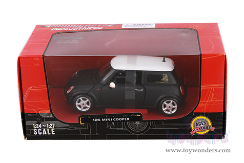 Showcasts® Collectibles - Mini Cooper (1/24 scale diecast model car, Matte Black) 38219BK MAP: $22.99