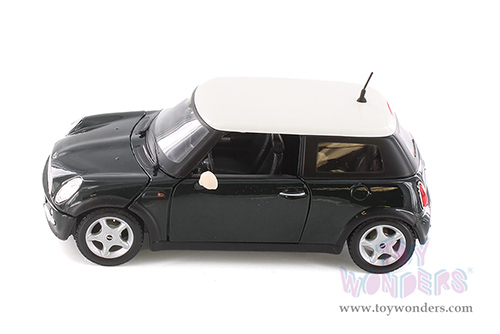 Showcasts® Collectibles - Mini Cooper (1/24 scale diecast model car, Dark Green) 38219GN MAP: $22.99