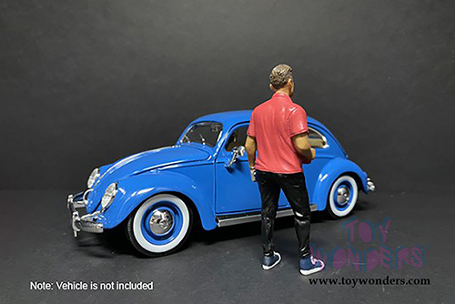 American Diorama Figurine - Partygoers Figure VI (1/24  scale, Black/Pink) 38326