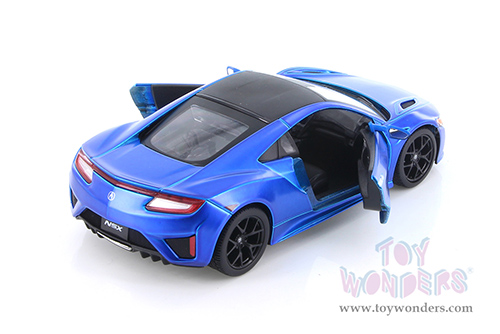 Showcasts® Collectibles - Acura NSX Hardtop (2018, 1/24 scale diecast model car, Blue) 38234BU MAP: $22.99