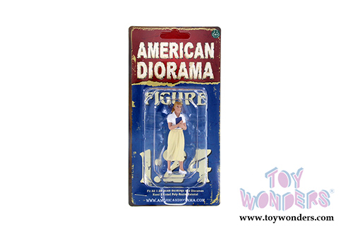 American Diorama Figurine - 50's Style Figure VIII (1/24  scale, White/Beige) 38258
