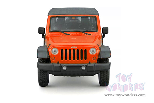 Maisto - Special Edition Trucks | Jeep® Wrangler Unlimited (2015, 1/24 scale diecast model car, Orange) 38268OR