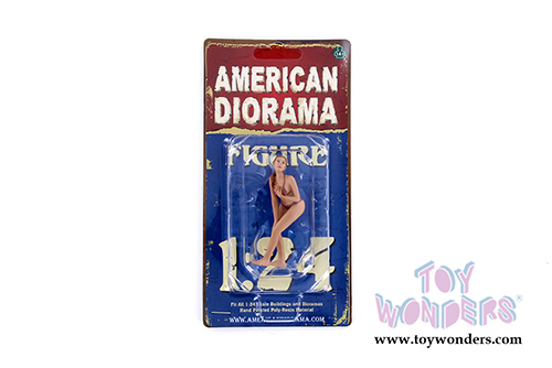 American Diorama Figurine - Bikini Girl May (1/24 scale, Brown) 38269