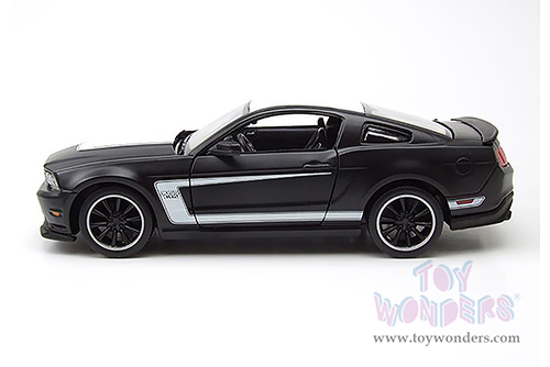 Showcasts® Collectibles - Ford Mustang Boss 302 Hardtop (2012, 1/24 scale diecast model car, Black) 38269BK MAP: $22.99
