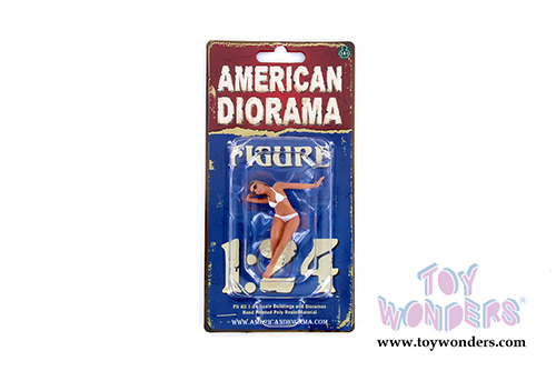 American Diorama Figurine - Bikini Girl June (1/24 scale, White) 38270