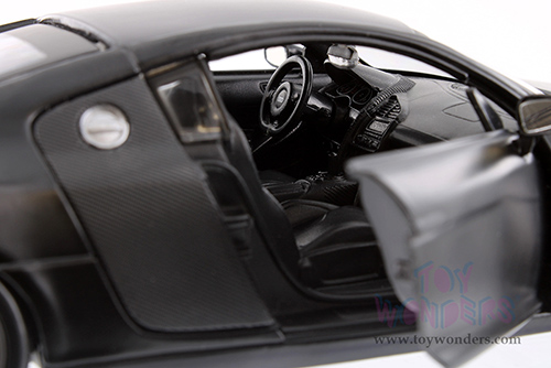 Showcasts® Collectibles - Audi R8 Hard Top (1/24 scale diecast model car, Matte Black) 38281BK MAP: $22.99