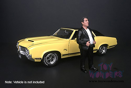 American Diorama Figurine - Hanging Out 2 Manuel Figure (1/24  scale, Black/white) 38283