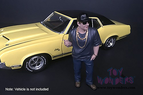 American Diorama Figurine - Hanging Out 2 Juan Figure (1/24  scale, Blue) 38285