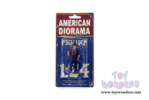 American Diorama Figurine - Hanging Out 2 Juan Figure (1/24  scale, Blue) 38285