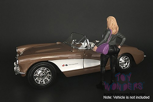 American Diorama Figurine - Ladies Night Angela Figure (1/24 scale, Black/Dark Gray) 38292