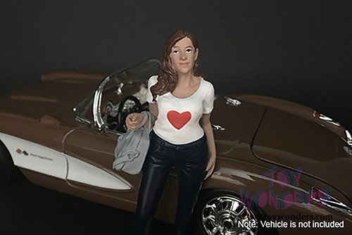 American Diorama Figurine - Ladies Night Elle Figure (1/24 scale, Black/White) 38293