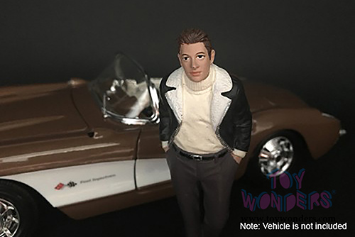 American Diorama Figurine - Ladies Night Marco Figure (1/24 scale, Dark Gray/Black) 38294