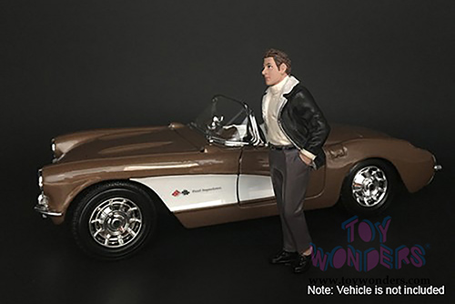 American Diorama Figurine - Ladies Night Marco Figure (1/24 scale, Dark Gray/Black) 38294